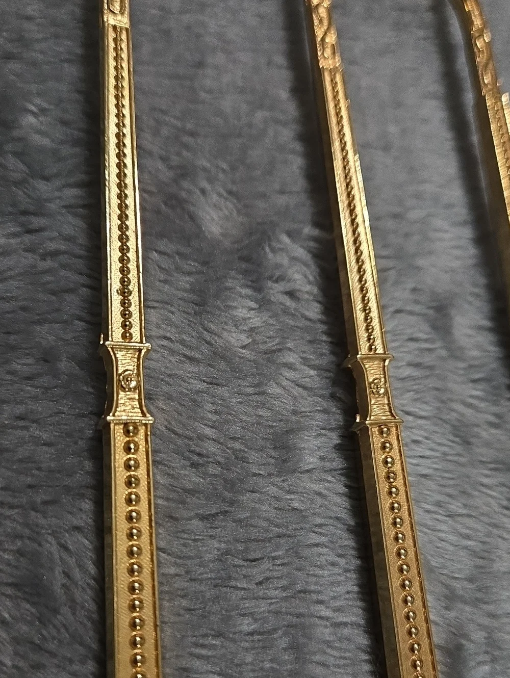 Rare Set Of Vintage Giraud Limoges France 5 Piece Tea Spoon Gold With Flowers